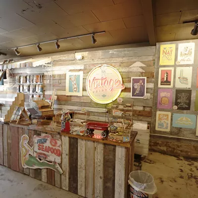 Image: Scenes from Chris Bovey's Vintage Print + Neon
