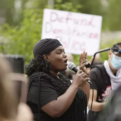 Image: Scenes from the June 7 protest and march in downtown Spokane against police brutality