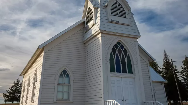 Image: Sherman, Wash: Tucked amid rolling fields is the well-kept remnant of a town that began to decline shortly after its founding in the 1880s