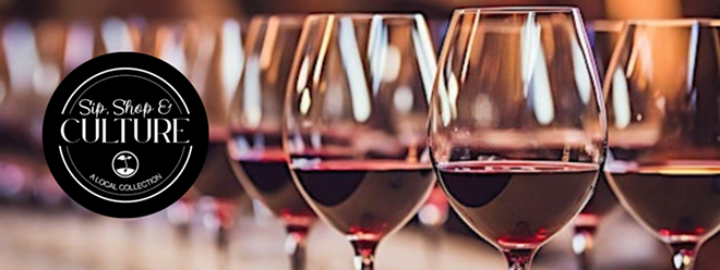 Sip Shop & Culture:  An evening of art, music, plants, &wine and music