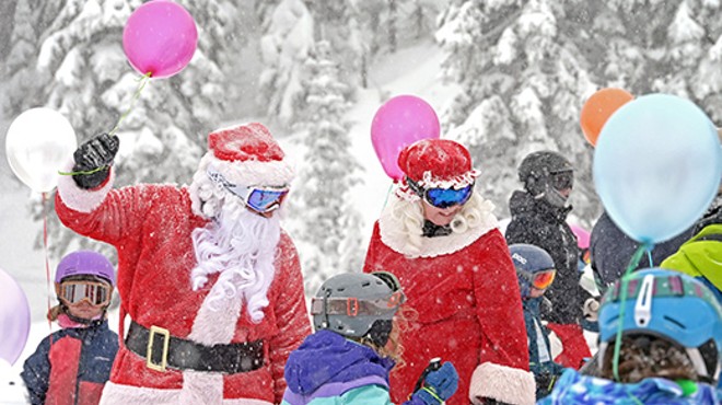 Ski with Santa