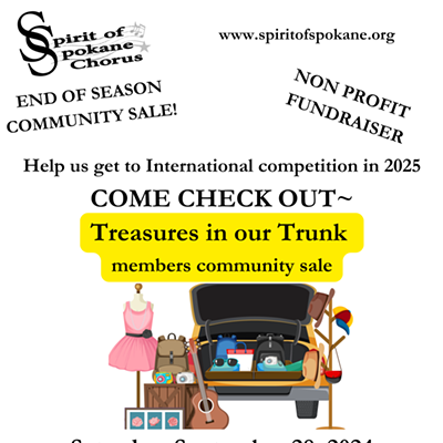 Image: Spirit of Spokane Chorus Fundraising Sale