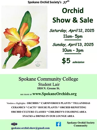 Image: Spokane Orchid Society 37th Annual Orchid Show and Sale