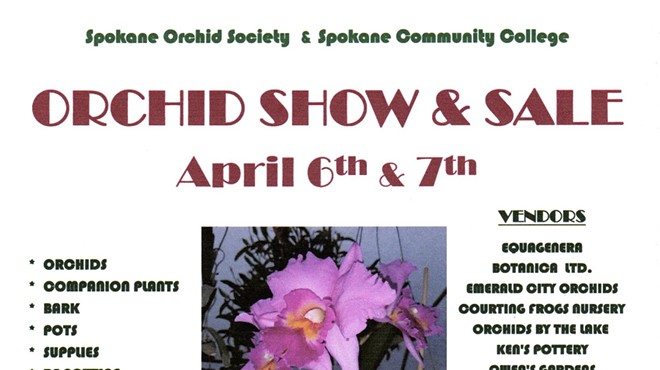 Spokane Orchid Society & Spokane Community College Orchid Show and Sale