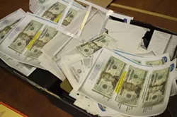 Spokane Police put the "dope on the table"