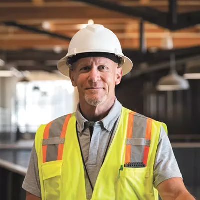 Image: Spokane Public School's Greg Forsyth works to ensure the district's new building's inspire learning within