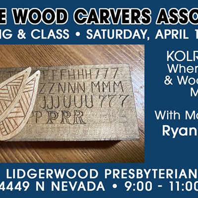 Spokane Woodcarvers Meeting & Class