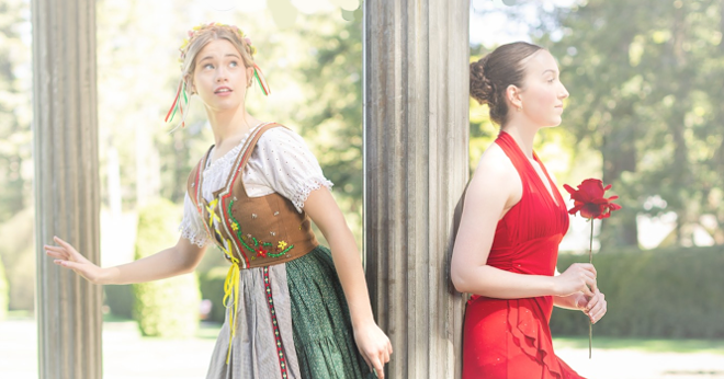 Gretel and Rosa, the heroines of the two ballets featured in the Summer Concert