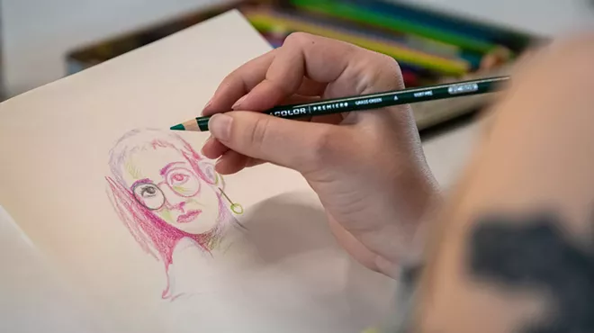 Image: Spokane's Heads Up Portrait Club wants to draw you, and invites everyone to do the same