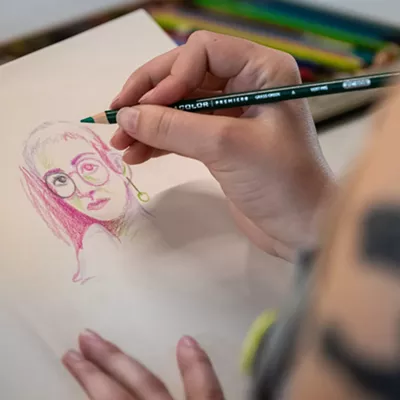 Image: Spokane's Heads Up Portrait Club wants to draw you, and invites everyone to do the same