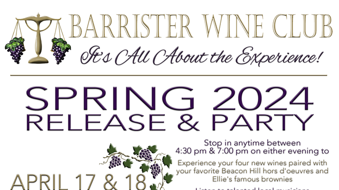 Spring Wine Club Release Party