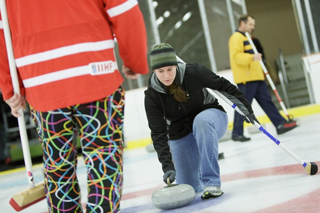 PHOTOS: Curling Clinic