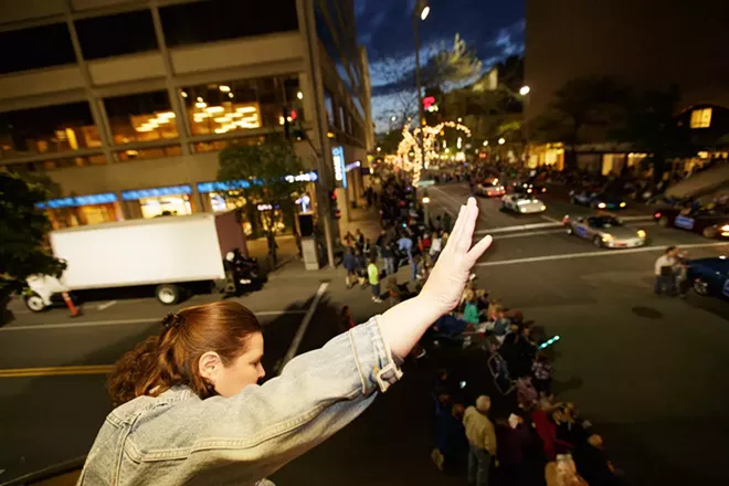 PHOTOS: Spokane Lilac Festival Armed Forces Torchlight Parade