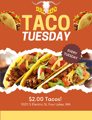 Taco Tuesdays at Bull Head Saloon