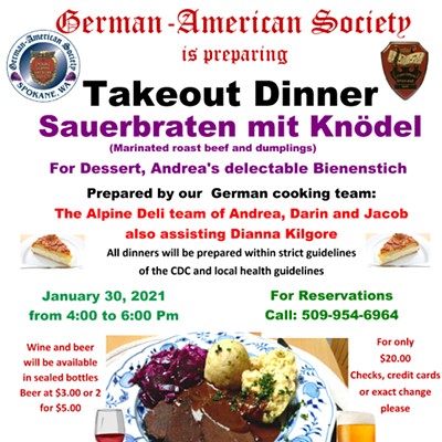 Takeout Dinner: Sauerbraten mit Knödel (Marinated Roast Beef and Dumplings)