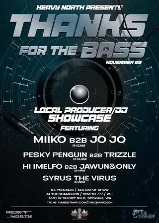 Image: Thanks for the Bass: Cyrus the Virus, HI IMELFO B2B Jawun & Only, MIIko b2b JO JO, Peskey Penguin B2B trizzle