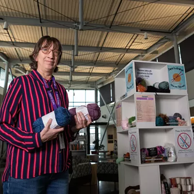 Image: Thanks to a librarian's love for quilting, Spokane Public Library branches launch free yarn and fabric exchange