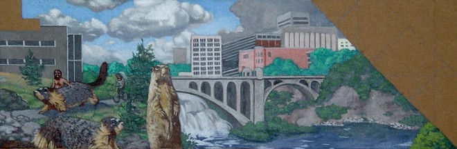 Downtown Spokane marmot mural getting a new look