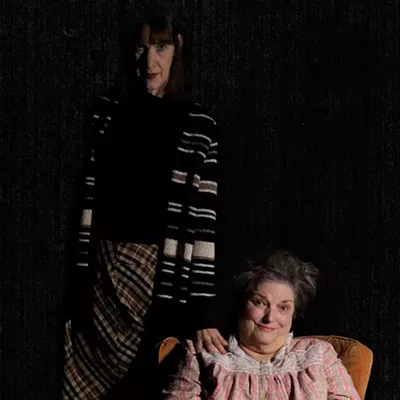 Image: Ruth Elliott as Maureen Folan and Melody Deatherage as Mag Folan