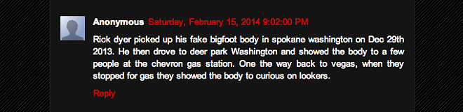 Bizarre Bigfoot body hoax is traced back to Spokane
