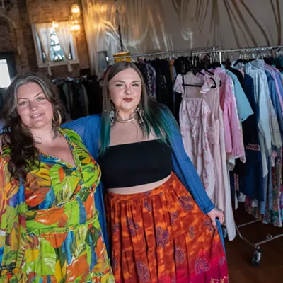 Image: The Cultivated Chameleon on North Monroe blends hand-curated, sustainable fashion with fresh bites