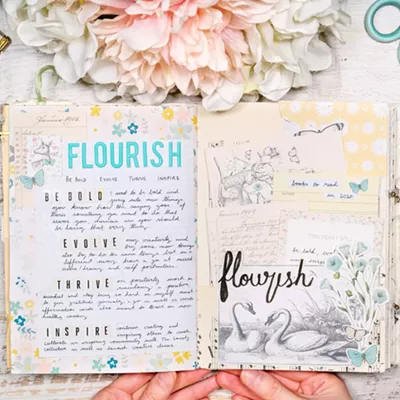Image: The Decorated Journal - Power Words for 2025