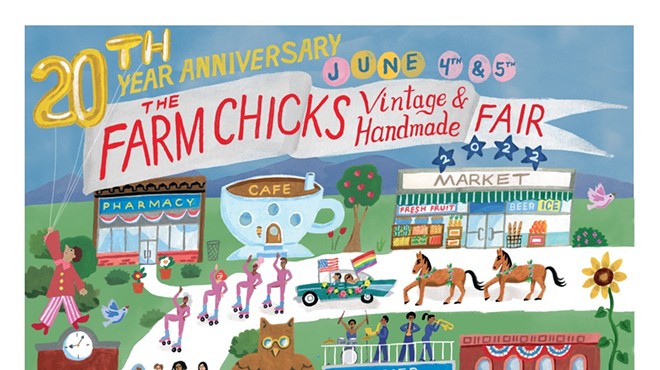 The Farm Chicks Show celebrates 20 years this weekend; here's our guide to even more local vintage shopping before or after