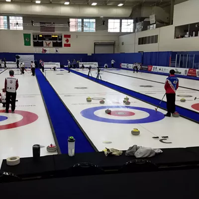 Image: The Inland Northwest Curling Club welcomes players of all skill levels out onto the ice