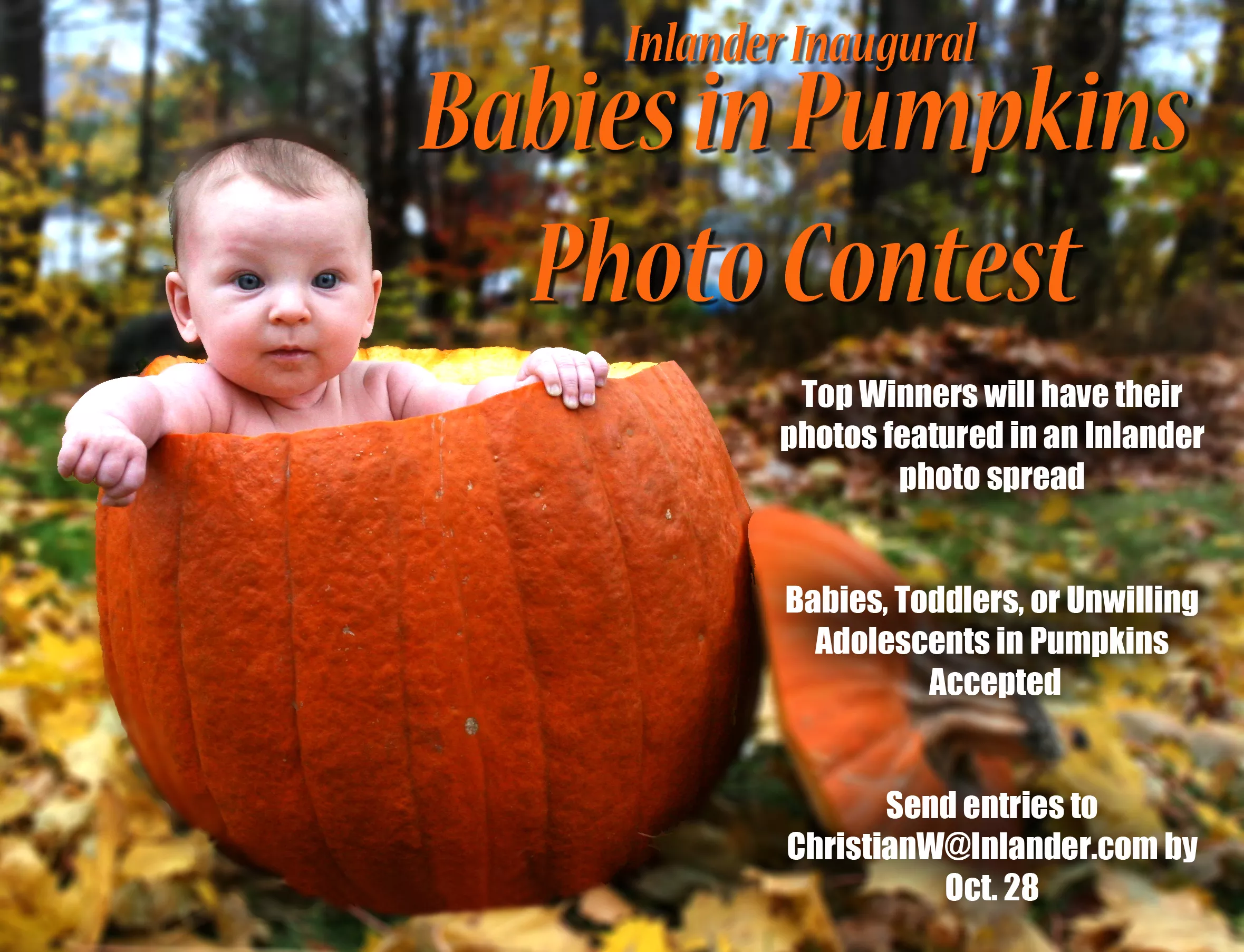 The Inlander's Inaugural Babies in Pumpkins Photo Contest