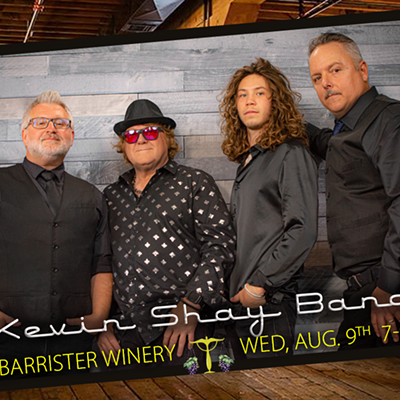 The Kevin Shay Band at Barrister Winery August 9th, 7pm-9pm