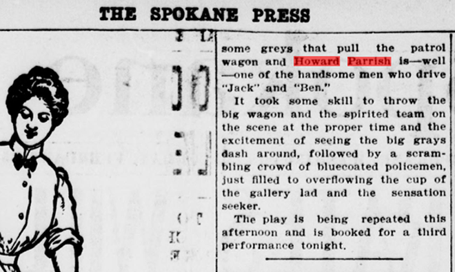 The mystery of Howard Parrish and the Spokane fire of 1889