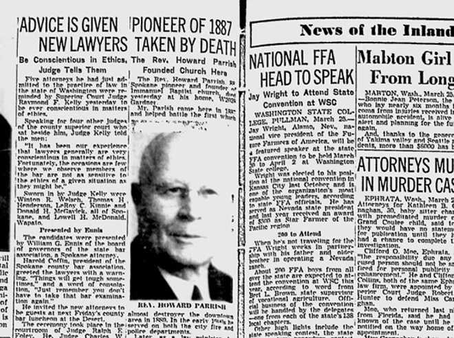 The mystery of Howard Parrish and the Spokane fire of 1889