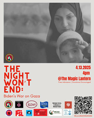 Image: The Night Won't End: Biden's War on Gaza