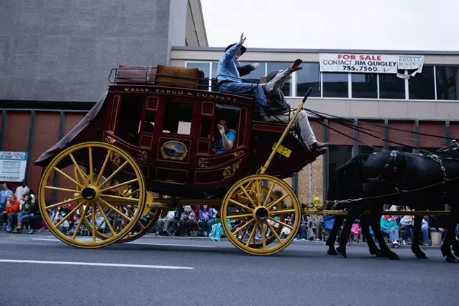 PHOTOS: Spokane Lilac Festival Armed Forces Torchlight Parade