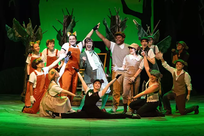 The cast of THE WIND IN THE WILLOWS