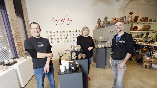 Trackside Studio celebrates 10th Cup of Joy exhibit showcasing handmade ceramic mugs
