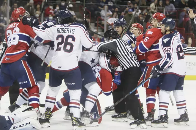 Image: Tri-City Americans vs. Spokane Chiefs Hockey 10/2/21