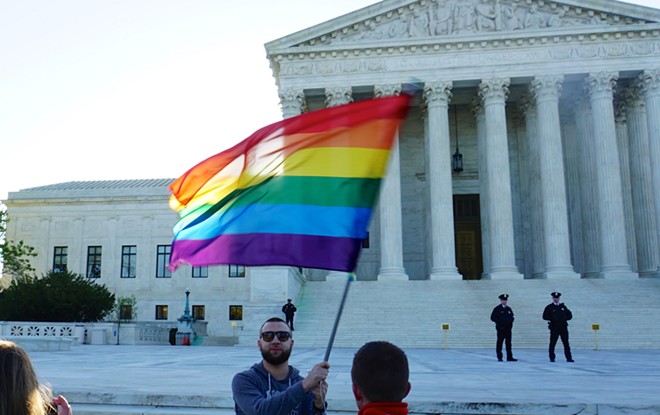 What does the Supreme Court's ruling on same-sex marriage discrimination mean for a Washington florist?