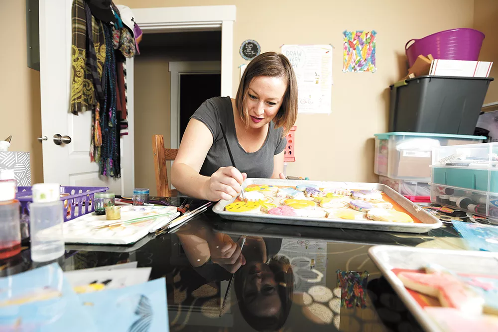 Electric Sugar Cookie owner Amber Fenton bakes delightfully bright and whimsical sugar cookies