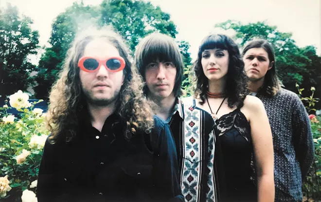 Blending fuzzy garage rock with bright surf sounds, the Shivas put dark lyrics to bouncy melodies