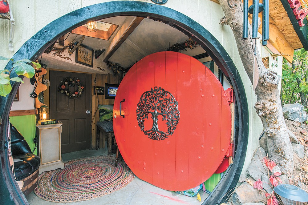 A Spokane man's Tolkien-inspired "Hobbit House" is drawing curious visitors from across the region