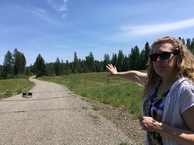With more trees cut without permission for road, family files complaint against Kootenai County