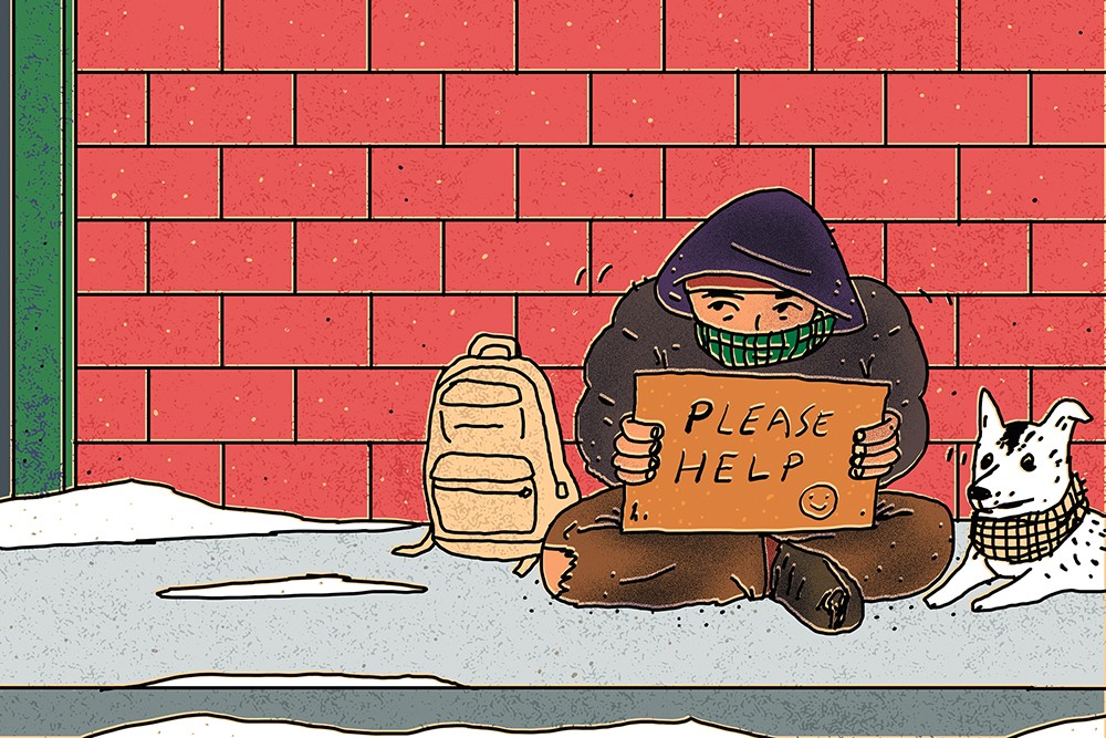 I used to look away at people in need &mdash; but that's changed