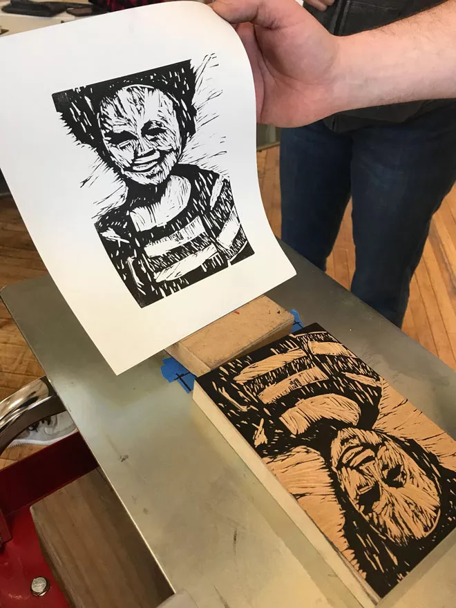 Printmaking workshops follow Spokane Print Fest