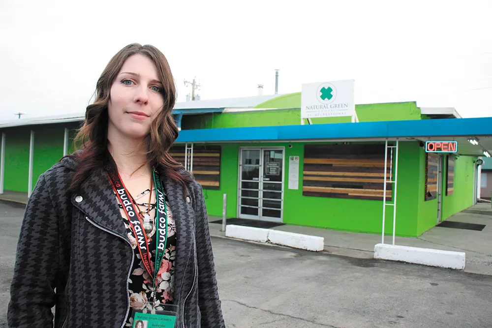We go to Davenport to talk weed with Natural Green budtender Angela Storme