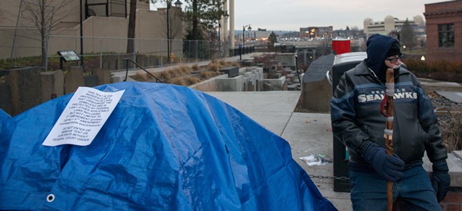 The city of Spokane is getting sued over how it evicted homeless people from Camp Hope