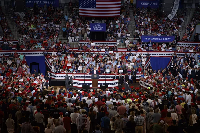 Trump disavows ‘Send Her Back’ chant as Republicans fret over ugly phrase