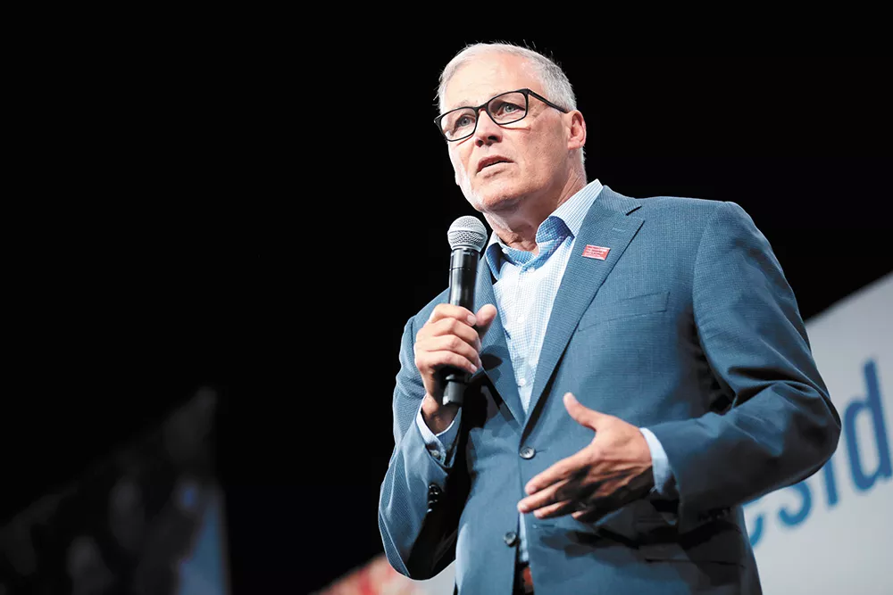 Jay Inslee becomes Al Gore: A climate change icon who won't be president