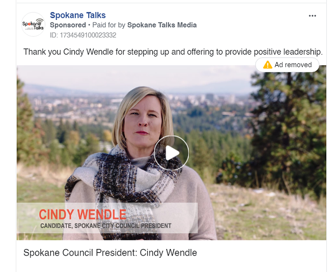 Facebook said they'd ban political ads in Washington state. Spokane pols ran them anyway (9)