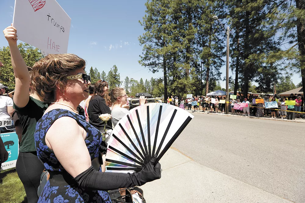 At EWU and the Spokane Public Library, local protests highlight difficulty police have in balancing constitutional rights and public safety